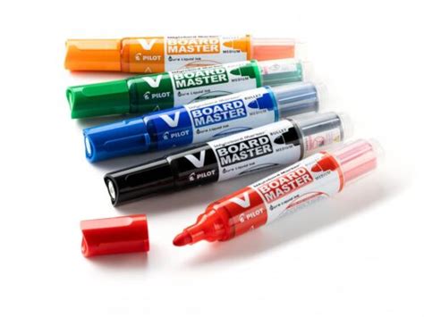 MARKER WHITEBOARD VERDE 6MM VARF ROTUND VBOARD PILOT Papetari Ro