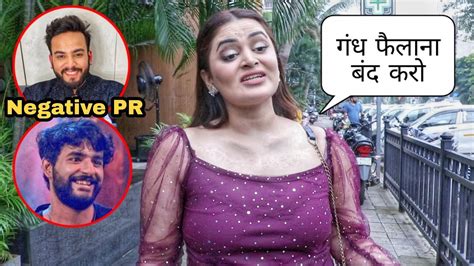 Bebika Dhurve Interview Reaction On Abhishek Malhan Negative PR Against