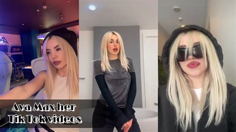 Ava Max Her Tik Tok Videos Part 19 Youtube