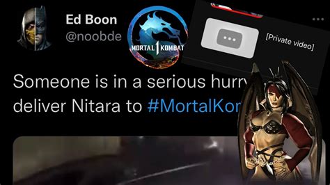 Mortal Kombat Ed Boon Confirms Nitara Trailer Coming Hidden Video