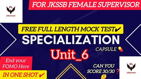 Specialization Rapid Revision Through Mcqs Unit 6 Female