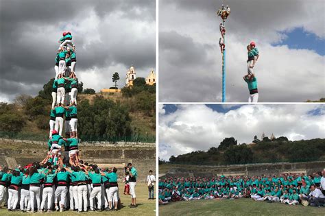 Castillos Humanos Llegan A Cholula Con Visita De Castellers De