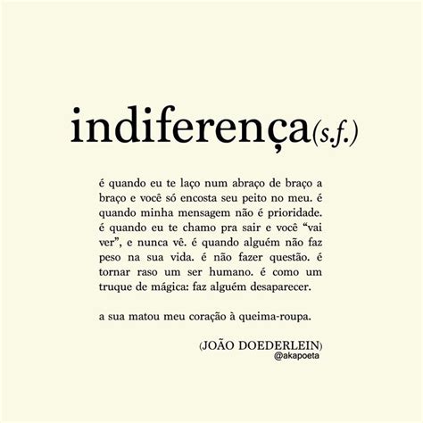 O Que Significa Indiferença - indiferença - João Doederlein | Palavras interessantes, Livro dos ...