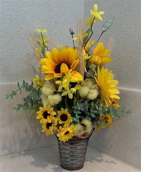 Home Living Flower Arrangement Silk Flowers Fall Flowers Fall Decor