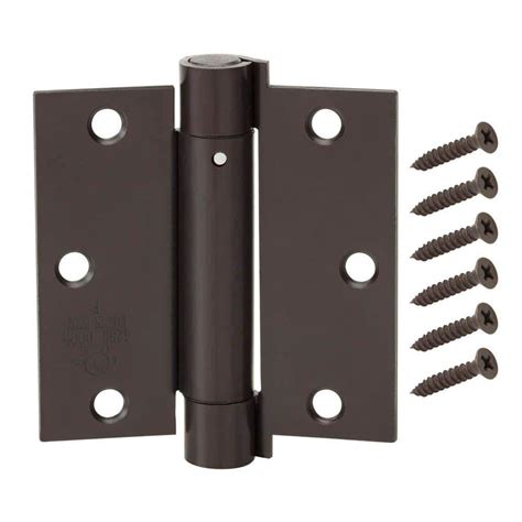 Everbilt In Square Radius Oil Rubbed Bronze Adjustable Spring