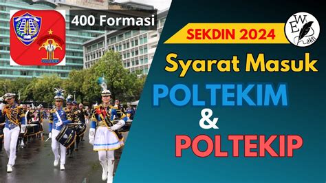 Syarat Masuk Poltekim Dan Poltekip Catar Kemenkumham Youtube