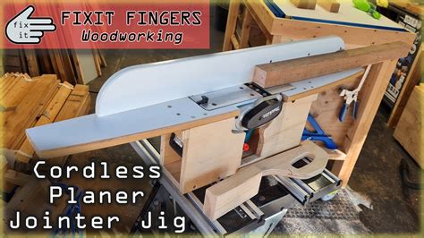 Making A Diy Jointer From A Cordless Planer Youtube