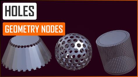 Procedural Holes In Geometry Nodes Blender Tutorial ENG YouTube