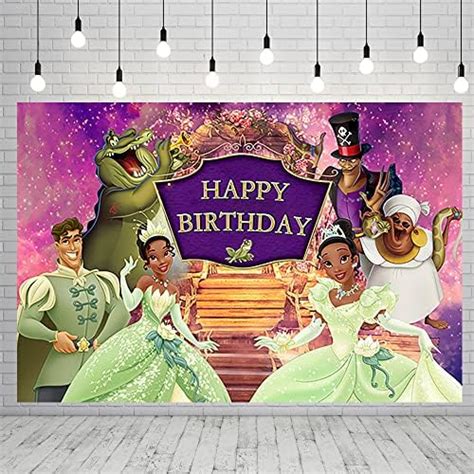 Amazon Princess Tiana Banner For Birthday Party Supplies Cake