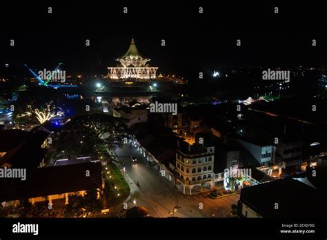 Dewan Undangan Negeri Sarawak Or Sarawak Legislative Buildings Stock