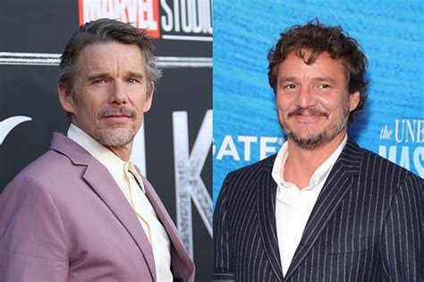 Ethan Hawke y Pedro Pascal en El secreto de la montaña