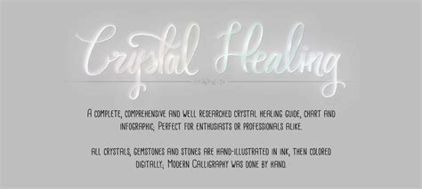 Crystal Healing Guide on Behance