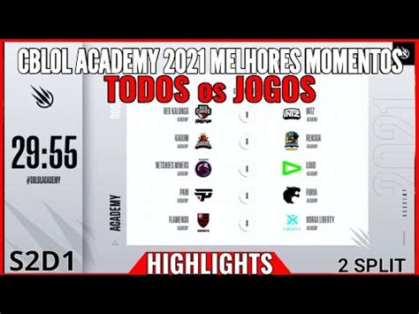 Cblol Academy Todos Jogos Highlights Cblol Academy Etapa