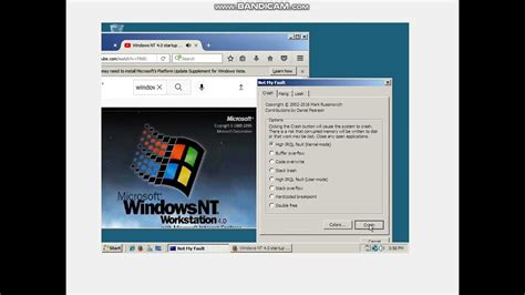 Windows Nt 40 Startup Has Bsod Youtube