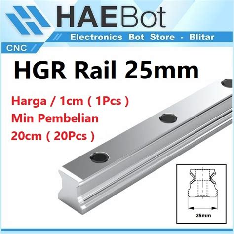 Jual Haebot Linear Guide Rail Hgr Hgr Cm Rel Cnc Shaft As Mm