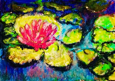 Water Lilies Painting By Jill Nemani Fine Art America