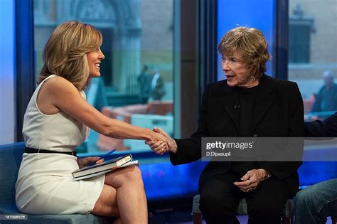 Alisyn Camerota interviews Shirley MacLaine during her visit to FOX... News Photo - Getty Images