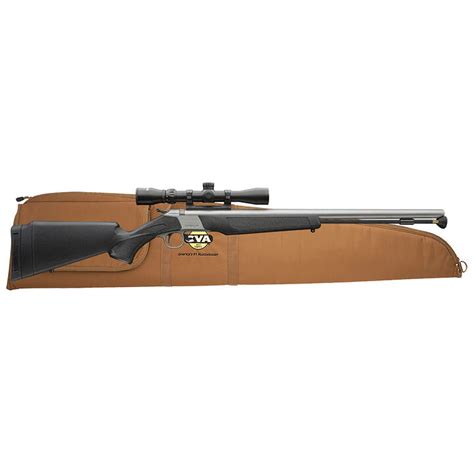 Cva Wolf V2 50 Cal Stainless Steel Black Muzzleloader Combo Package Kittery Trading Post