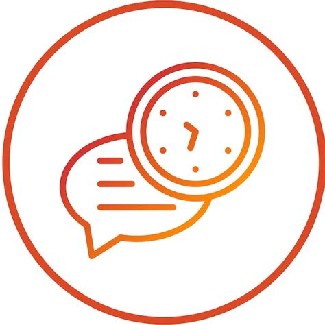 premium vector vector design talk time icon style