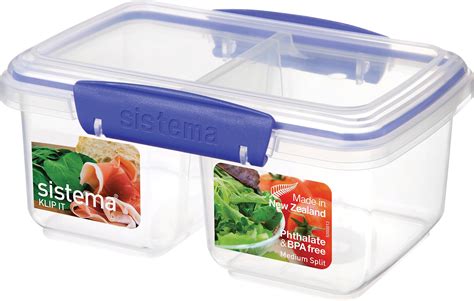 Amazon Sistema KLIP IT Rectangular Collection Split Food Storage