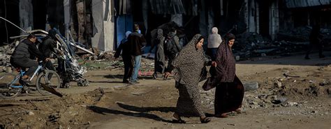 ‘no Food No Water No Tents Women In Gaza Fight For Survival As