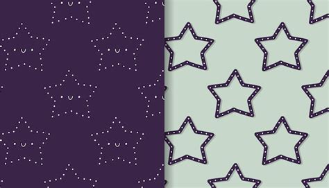 Premium Vector Set Of Vector Seamless Patterns With Hand Drawn