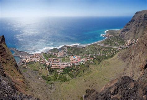 La Gomera Aerial View Of Valle Gran Rey Stock Photo Image 48948762