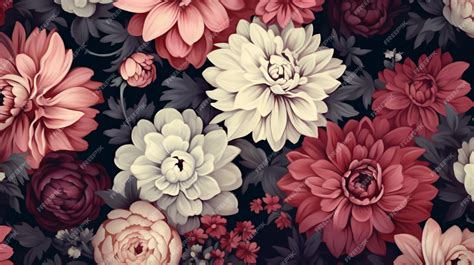 Premium Photo | Floral Patterns background