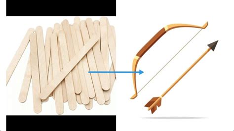 Amazing Bow And Arrow With Popsicle Stick Youtube