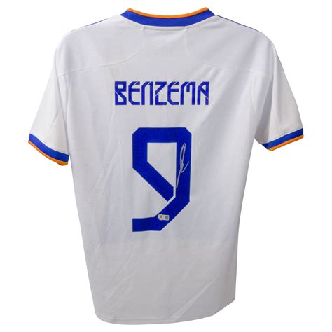 Karim Benzema Signed Real Madrid Jersey Beckett Pristine Auction