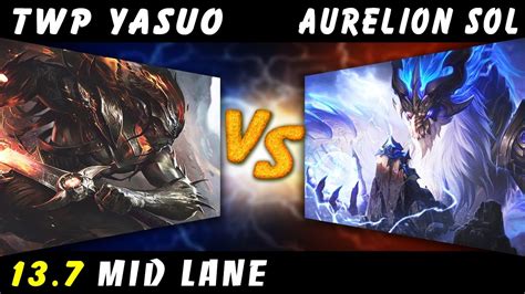 Thewanderingpro Yasuo Vs Aurelion Sol Mid Patch Yasuo Gameplay