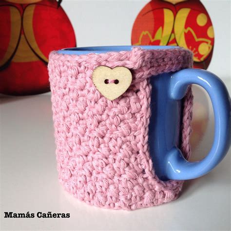 Funda Taza A Crochet Cover For Cup Cotton Yarn Crochet Crochet Bag