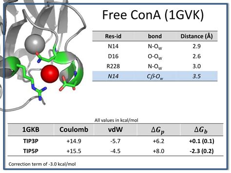 Ppt Quantifying The Energetics Of Highly Conserved Water Molecules In