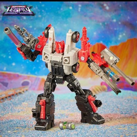 Transformers Legacy Red Cog Double Blaster Weaponizer Mode Revealed