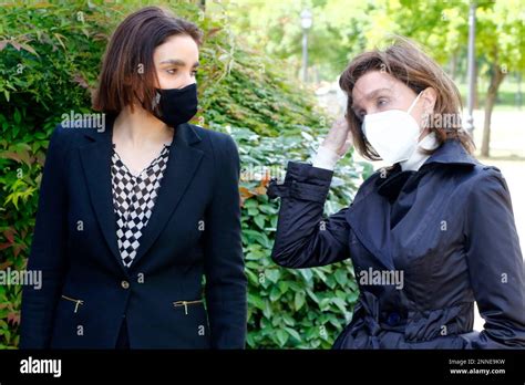 Paloma Segrelles Mother And Daughter Arrive At The Morgue To Say Their