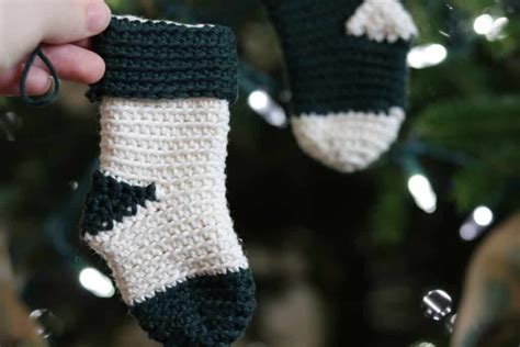 Mini Christmas Stocking Crochet Pattern Rich Textures Crochet