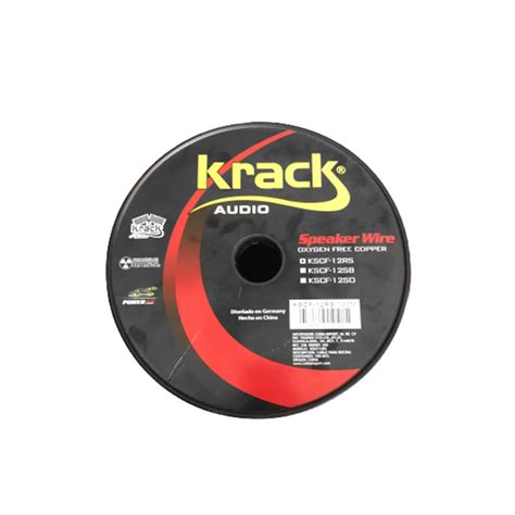 Rollo De 100mts Cable Krack Polarizado Para Bocina Calibre 212 Awg V