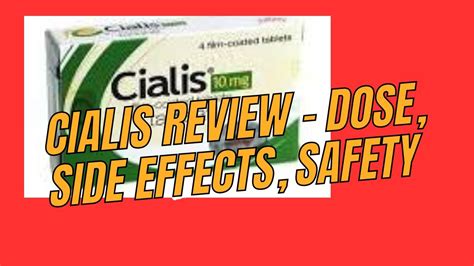 Cialis Review Tadalafil Dose Side Effects Safety YouTube