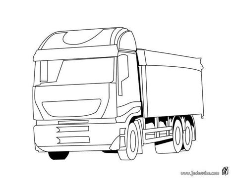 Coloriage Camion Benne Gratuit Imprimer