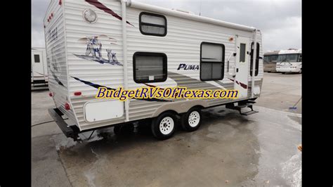 19ft Puma 19fs Bumper Pull Travel Trailer Half Ton Towable Travel