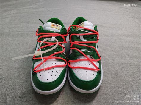 (Quality Check) Pine Green Off-White Dunks (H12) : r/FashionReps