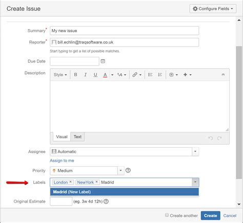 How To Create Label In Jira