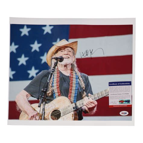 Willie Nelson Signed 12x14 Photo (PSA) | Pristine Auction