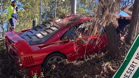 Horror Smash For 2m Ferrari F40 Gold Coast Bulletin