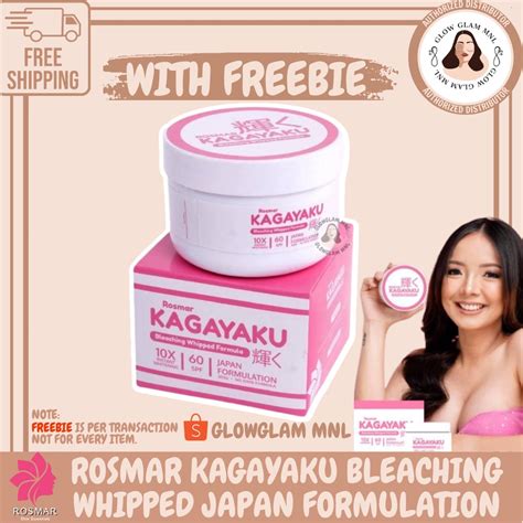 Rosmar Kagayaku Bleaching Whipped Japan Formulation SPF60 WITH FREEBIE