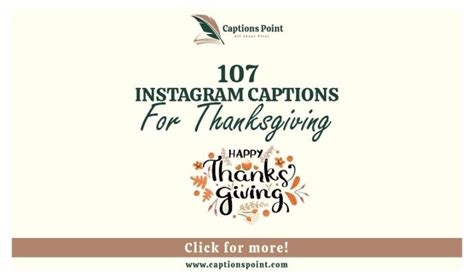 107+ Happy Thanksgiving Captions For Instagram