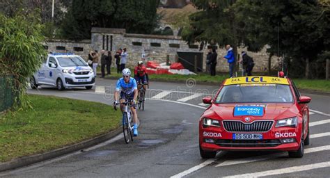 The Cyclist Alessandro Fedeli Paris Nice 2019 Editorial Stock Photo