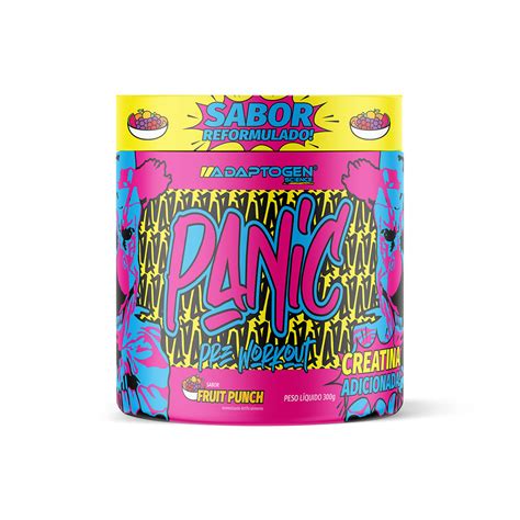 Panic Pr Treino Nova Formula G Adaptogen Science