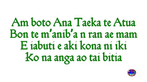 Manangau Uota Taekan Te Kamaiu Pastor Enoka Taunaia Youtube