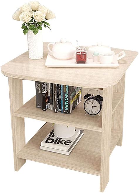 Amazon Chair Side Solid Wood End Table Nightstands With Bottom